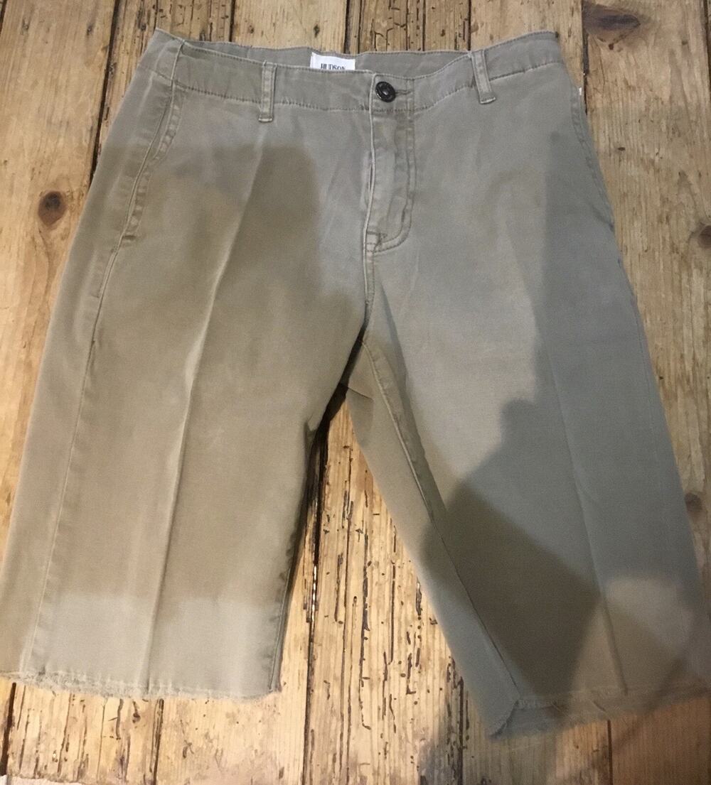 hudson shorts Cutoff Bermuda Length tan boys size 18